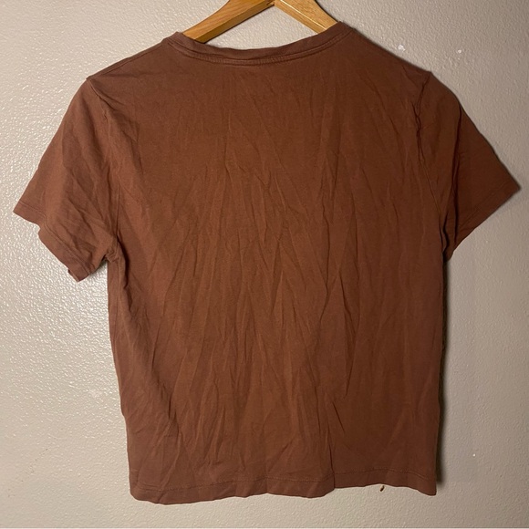 Everlane Chestnut Crew Neck Tee size small - Picture 5 of 5